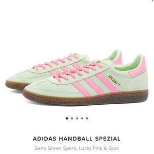 ADIDAS HANDBALL SPEZIAL in Semi Green Spark, Lucid Pink & Gum